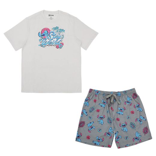 Picture of Disney Lilo & Stitch Stay Weired Tee & AOP Short Lounge Set