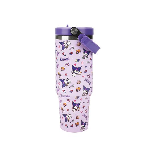 Picture of Kuromi 40 oz Stainless Steel Tumbler with Handle