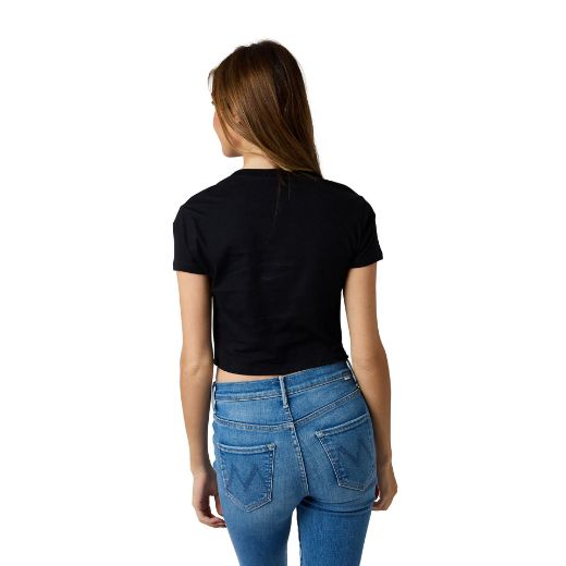 Picture of Kuromi Hearts & Skulls Juniors Cropped Baby Tee