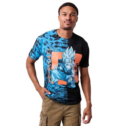 Picture of Dragon Ball Z Goku Split Washed Unisex Tee