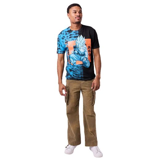 Picture of Dragon Ball Z Goku Split Washed Unisex Tee