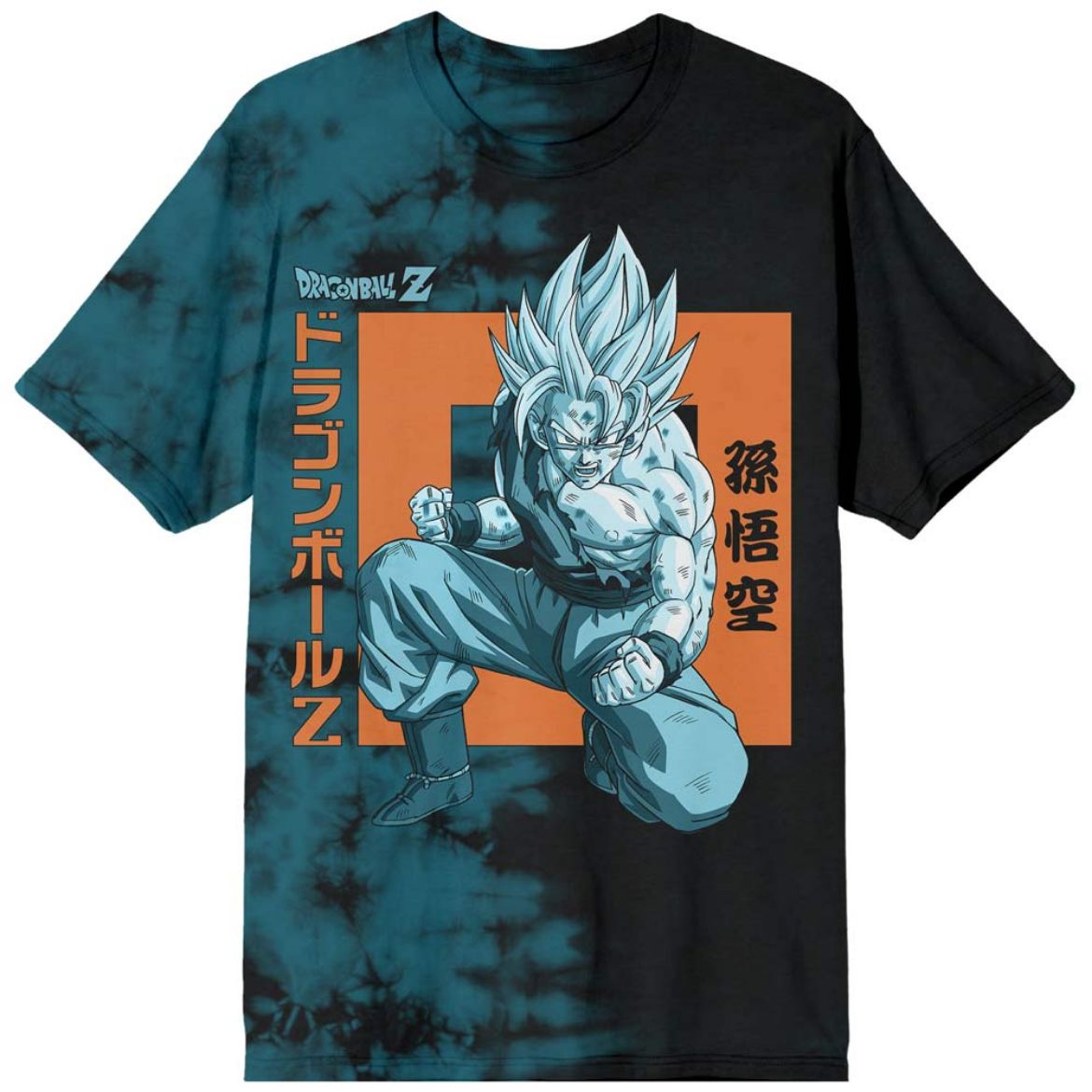 Picture of Dragon Ball Z Goku Split Washed Unisex Tee