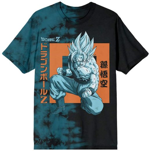 Picture of Dragon Ball Z Goku Split Washed Unisex Tee
