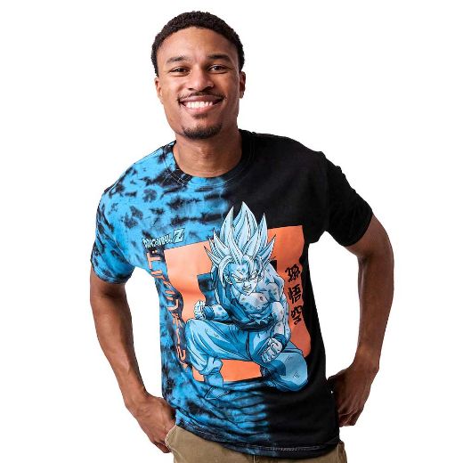 Picture of Dragon Ball Z Goku Split Washed Unisex Tee