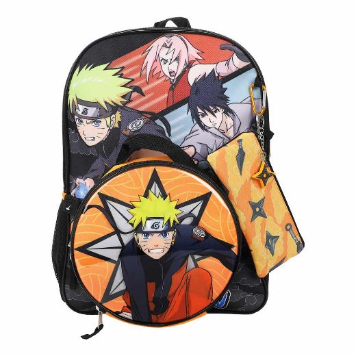Picture of Naruto Shippuden AOP Youth 5 pc Backpack Set