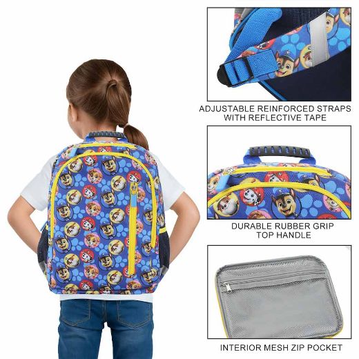 Picture of PAW Petrol AOP Youth Lunch Kit & Backpack Set