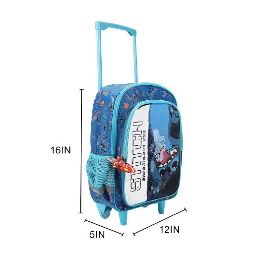 Picture of Disney Lilo & Stitch AOP Youth Rolling Backpack