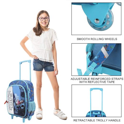 Picture of Disney Lilo & Stitch AOP Youth Rolling Backpack