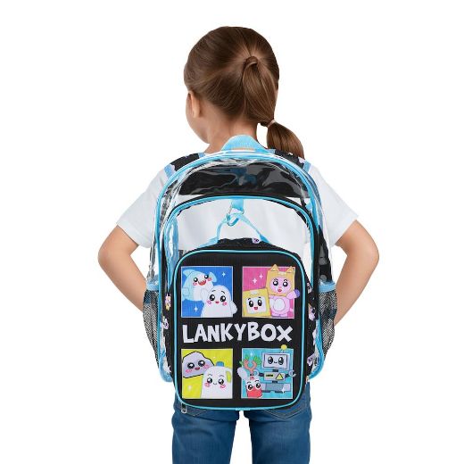 Picture of LankyBox Transparent Youth Lunch Kit & Backpack Set