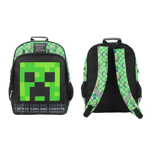 Picture of Minecraft Creeper AOP Youth Backpack