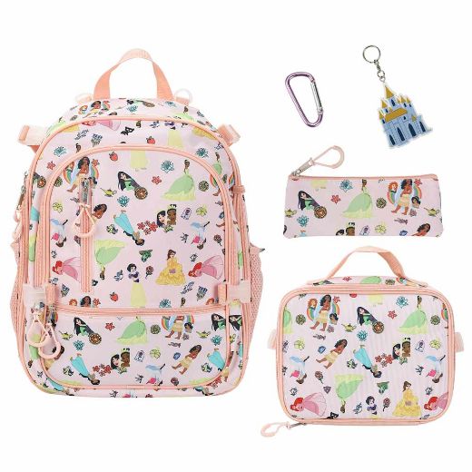 Picture of Disney Princess AOP 5 pc Youth Backpack Set