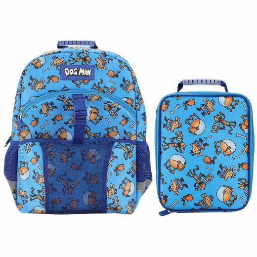 Picture of Dog Man AOP Youth Lunch Kit & Backpack Set
