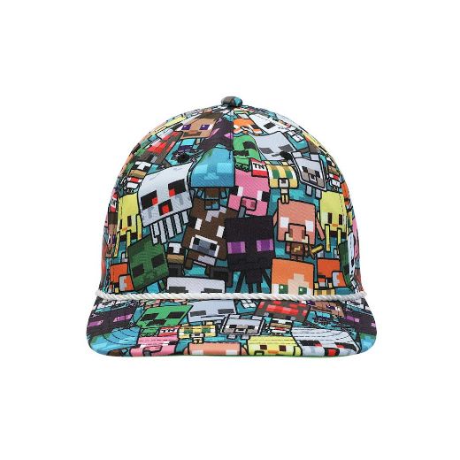 Picture of Minecraft AOP Curved Bill Snapback