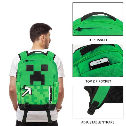 Picture of Minecraft Creeper Backpack