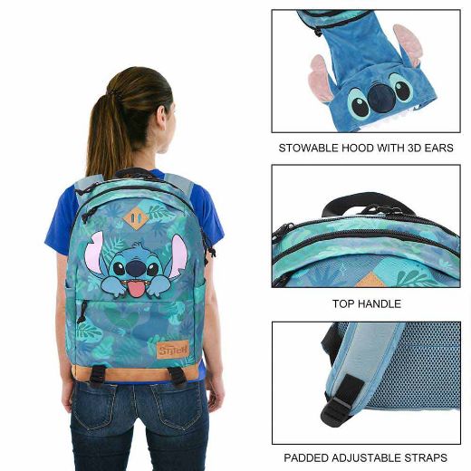 Picture of Disney Lilo & Stitch 3D Hooded Backpack