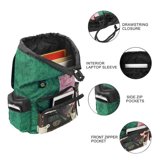 Picture of Wicked Split Elphaba and Glinda Icons Backpack