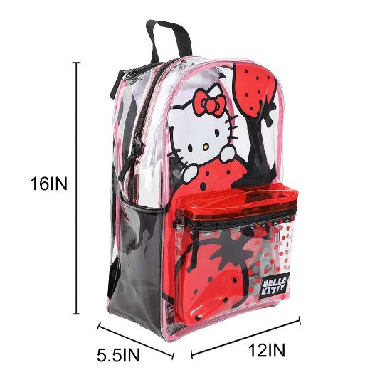Picture of Hello Kitty Transparent Hooded Backpack