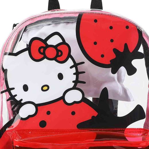 Picture of Hello Kitty Transparent Hooded Backpack