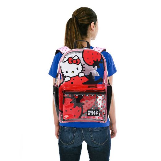 Picture of Hello Kitty Transparent Hooded Backpack