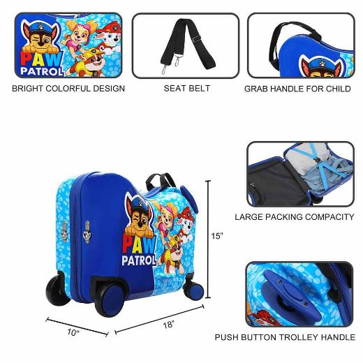Picture of Paw Patrol AOP Ride on Luggage
