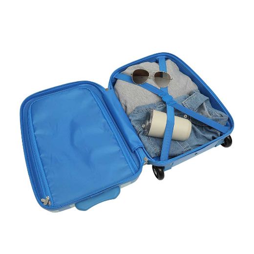 Picture of Lanky Box Characters 16.5 in. Youth Rolling Luggage