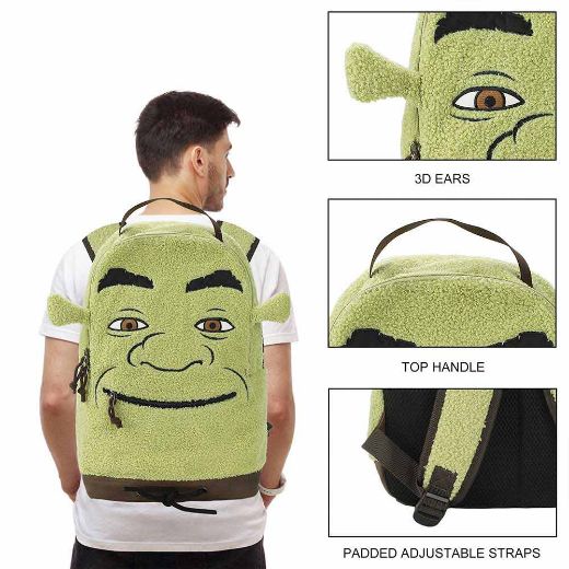 Picture of Shrek Sherpa Big Face Backpack