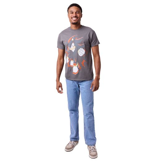 Picture of Sonic The Hedgehog Shadow Oversized Print Unisex Tee