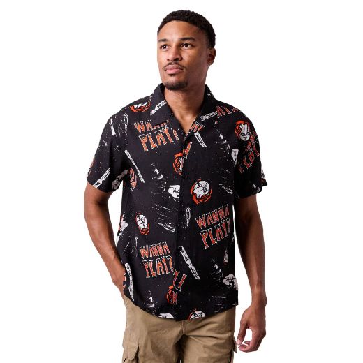 Picture of Chucky AOP Woven Button Up
