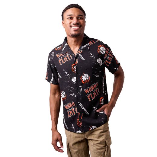 Picture of Chucky AOP Woven Button Up