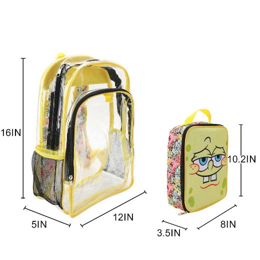 Picture of SpongeBob SquarePants Youth 5 Pc Backpack Set