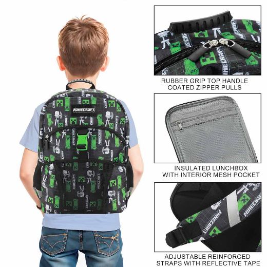 Picture of Minecraft Youth Lunch Kit & Backpack Set