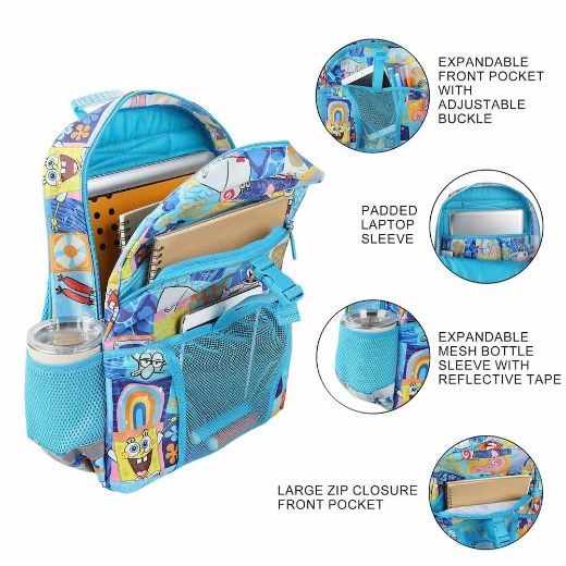 Picture of SpongBob SquarePants Youth Lunch Kit & Backpack Set