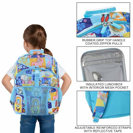 Picture of SpongBob SquarePants Youth Lunch Kit & Backpack Set