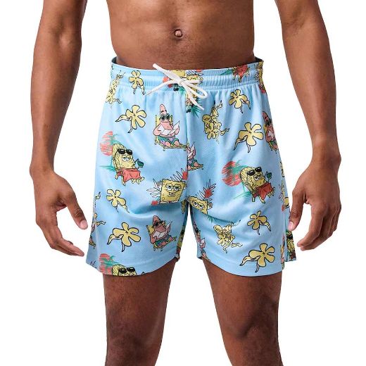 Picture of Spongebob Squarepants Beach Scene AOP Active Shorts