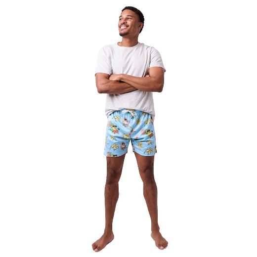 Picture of Spongebob Squarepants Beach Scene AOP Active Shorts