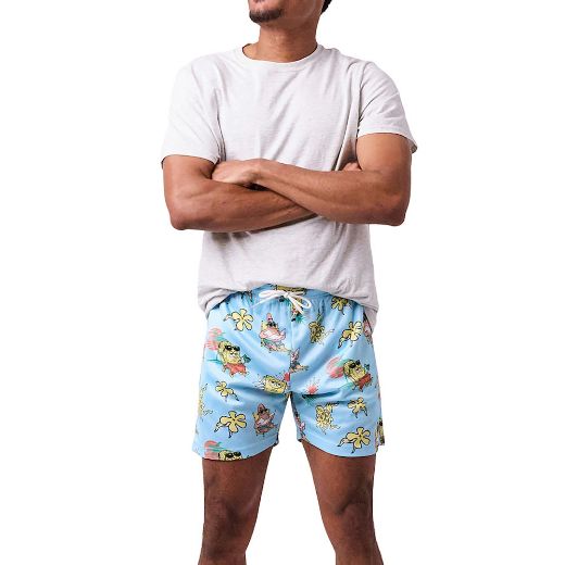 Picture of Spongebob Squarepants Beach Scene AOP Active Shorts