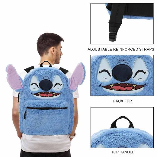 Picture of Disney Lilo & Stitch 3D Big Face Reversible Backpack