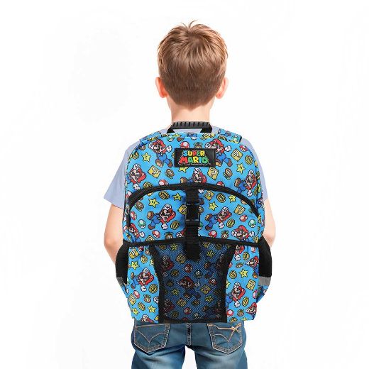 Picture of Super Mario AOP Youth Lunch Kit & Backpack Set