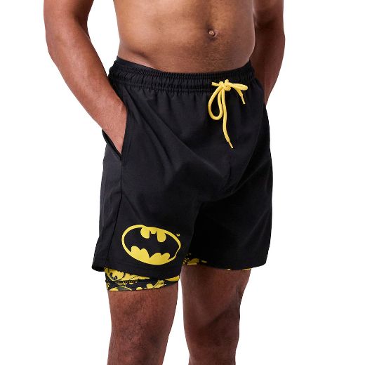 Picture of DC Comics Batman Active Shorts with AOP Liner