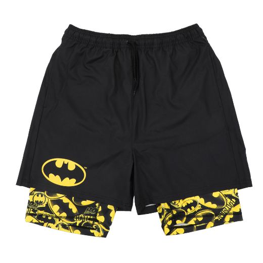 Picture of DC Comics Batman Active Shorts with AOP Liner