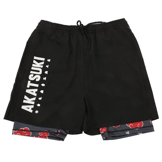 Picture of Naruto Akatsuki Active Shorts with AOP Liner