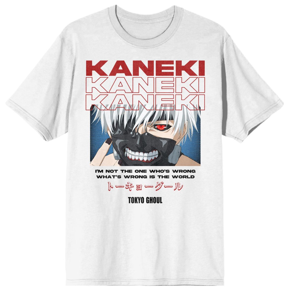 Picture of Tokyo Ghoul Kaneki Face Unisex Tee