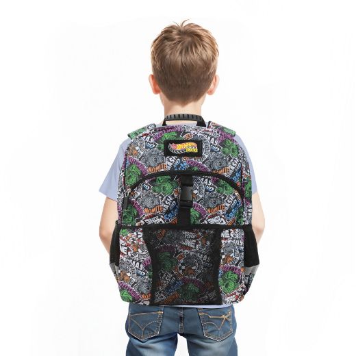 Picture of Hot Wheels Monster Trucks AOP Youth Lunch Kit & Backpack Set