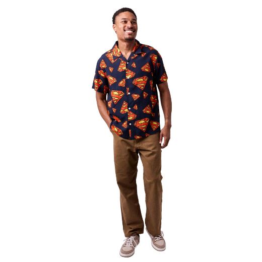 Picture of DC Comics Superman AOP Woven Button Up
