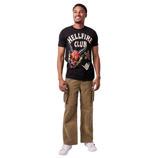 Picture of Stranger Things Hellfire Club Oversized Print Unisex Tee