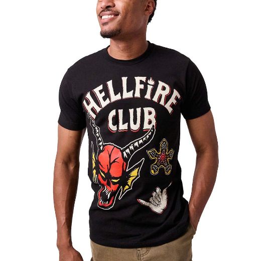 Picture of Stranger Things Hellfire Club Oversized Print Unisex Tee