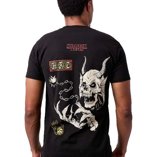 Picture of Stranger Things Hellfire Club Oversized Print Unisex Tee