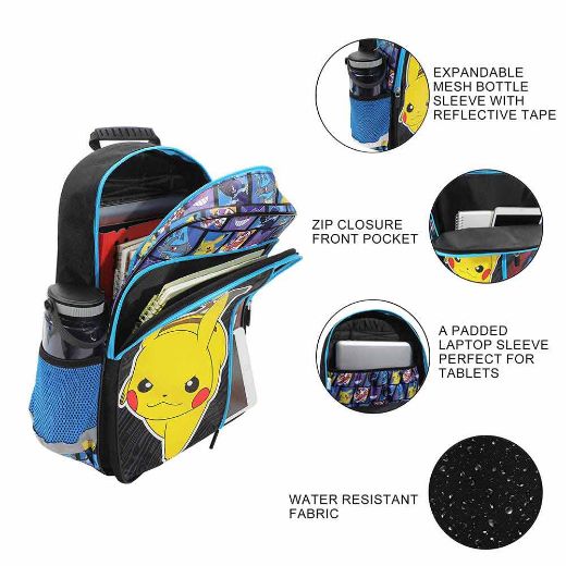 Picture of Pokemon Characters AOP Youth Backpack