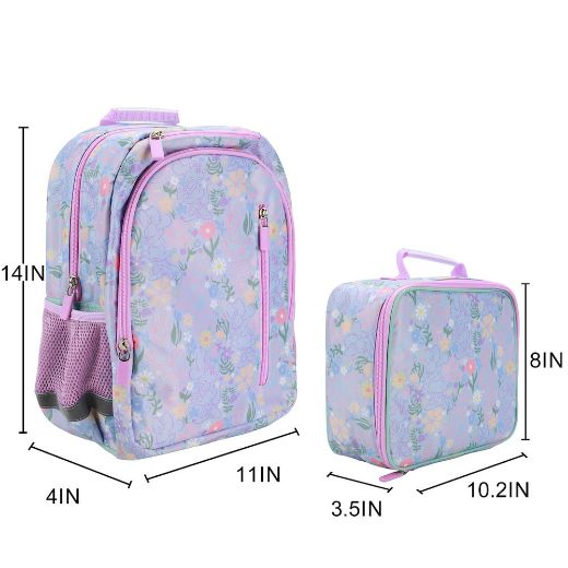 Picture of Disney Minnie Mouse AOP Youth Lunch Kit & Backpack Set 