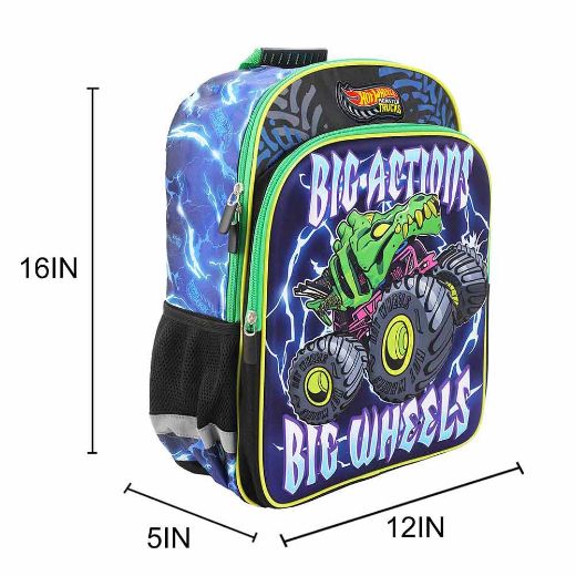 Picture of Hot Wheels Monster Trucks AOP Youth Backpack